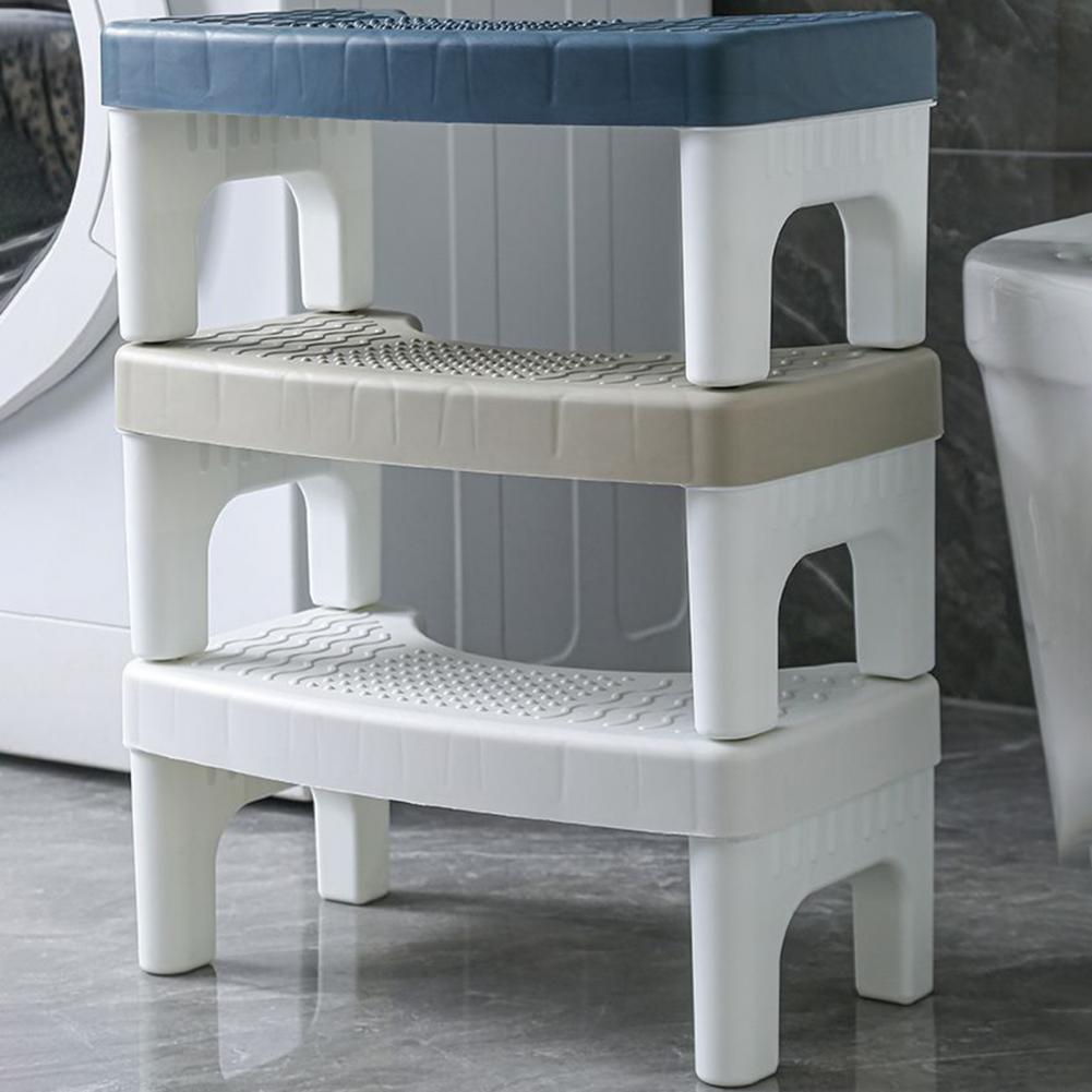 Toilet Squat Stool Removable Non-slip Toilet Seat Stool Ergonomic Toilet Footrest Home Adult Bathroom Accessories