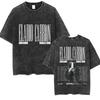 ELADIO CARRIÓN DON KBRN WELTTOURNEE 2025 Vintage-Waschungen T-Shirts Herren Hip Hop Gothic Mode Kurzarm-T-Shirt Y2k Streetwear