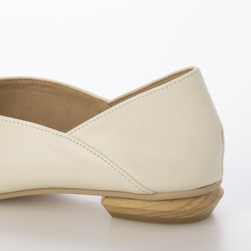 Carino CAUK52016 Women's Pumps, White, Size 24.5 cm