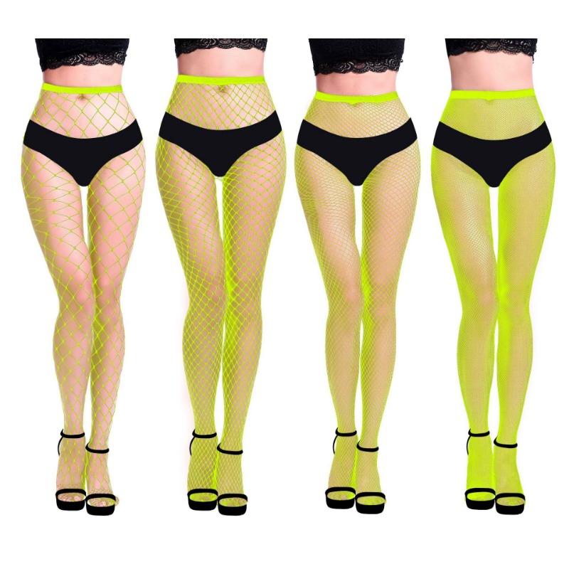 Women Sexy Fishnet Stockings Lingerie Set Hollow Out Role Play Seductive Costume