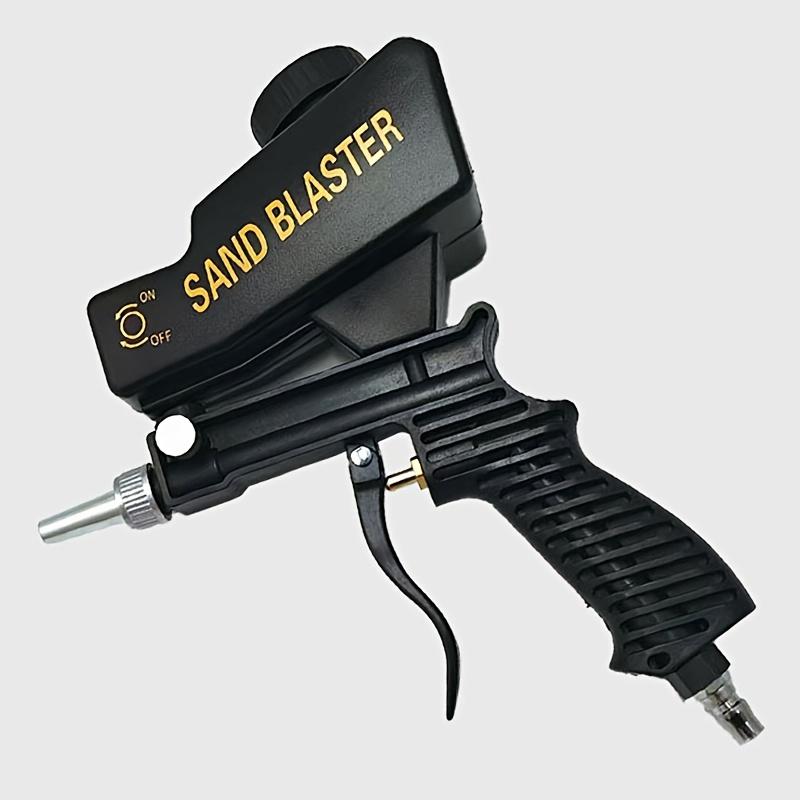 Handheld Mini Pneumatic Sandblasting Gun with Adjustable Abrasive Control Handle and Low Air Consumption7.1Cubic feet/Minute air