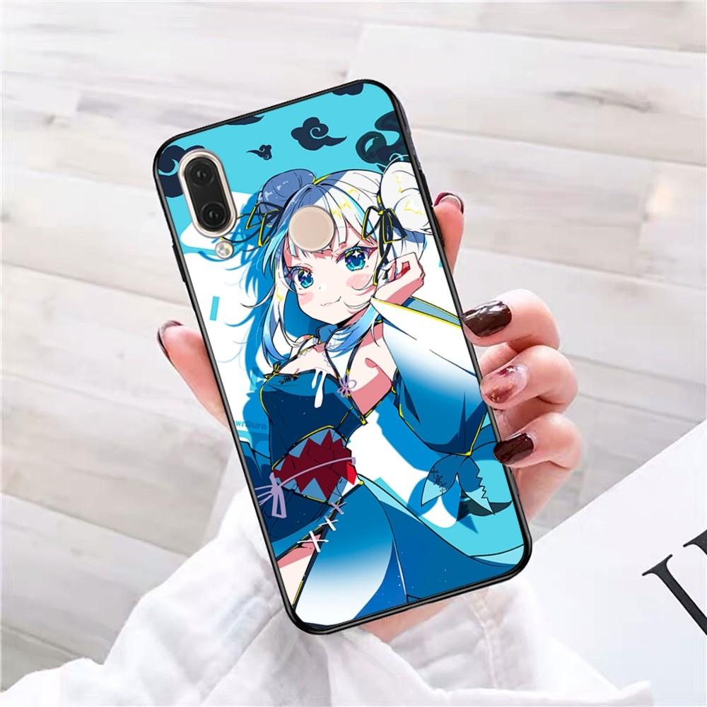 Gawr Gura Phone Case For Redmi 5 6 7 8 9 10 plus pro 6 7 8 9 A GO K20 K30 K40 pro plus F3 Fundas