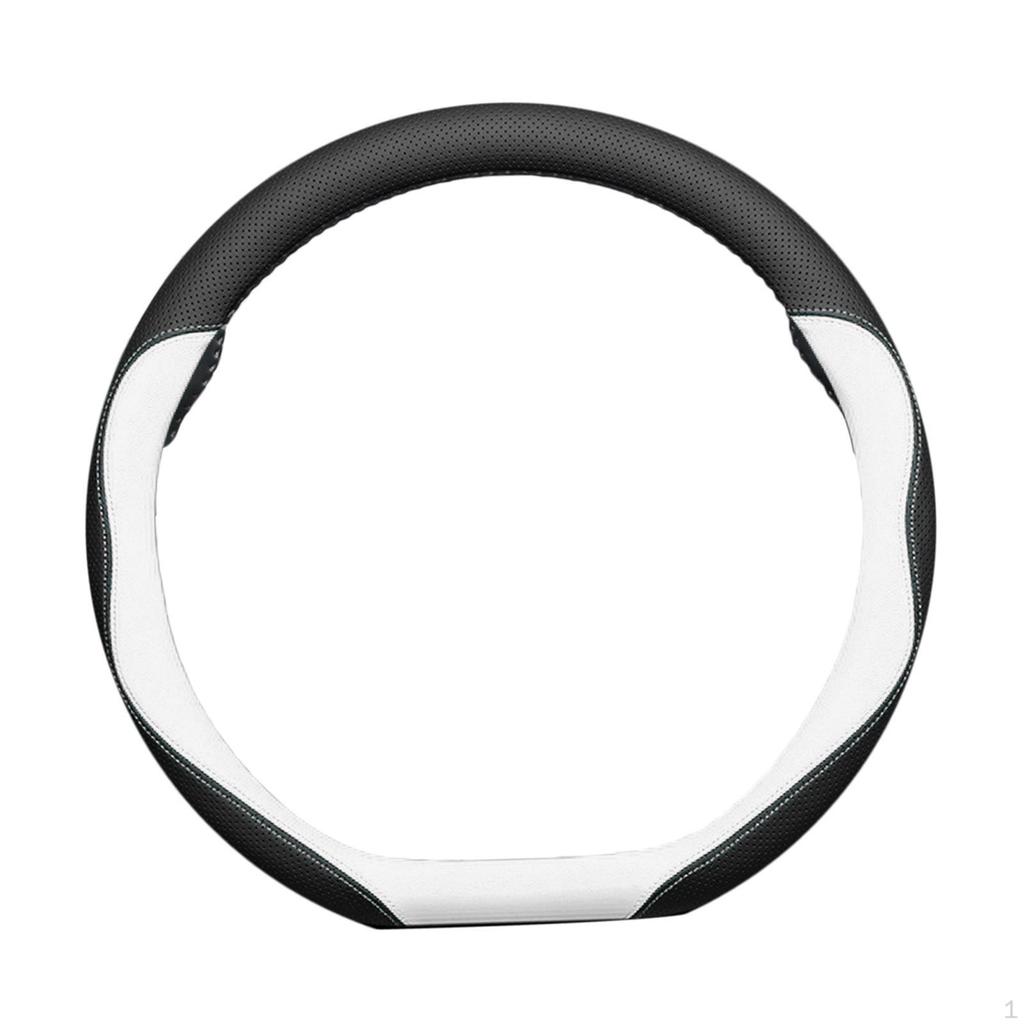 Car Steering Wheel Cover Auto Accessories, Breathable ,Easy Installation, Anti Slip, Warm in Winter