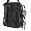 1 pièce Sac à dos Tactique Boucle en U à Tirage Facile Porte-clés Rétractable Simple Noir Extérieur Portable Fil d'Acier Boucle à Ressort Quatre Couleurs