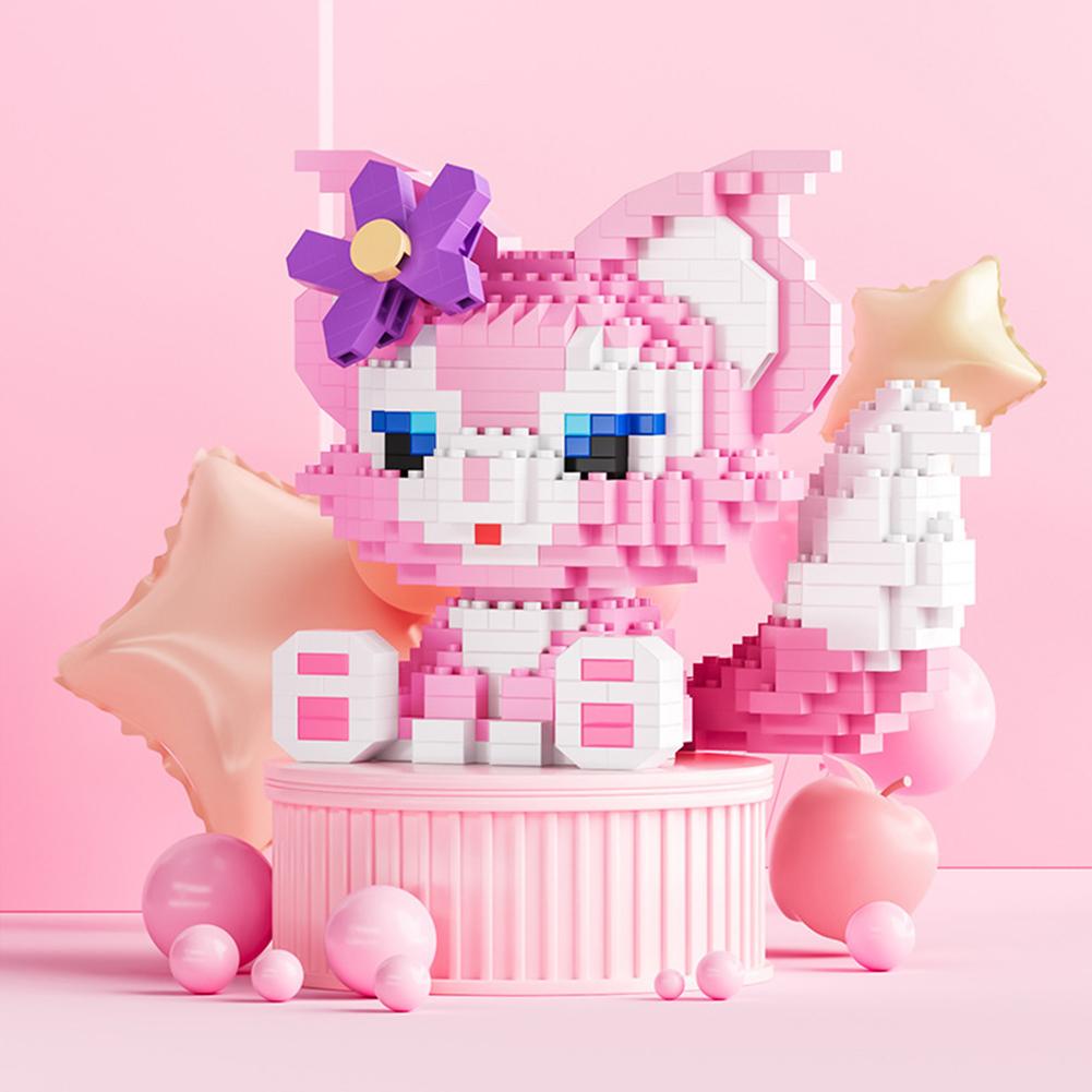 Micro-particle Building Blocks Assembled Toys Compatible With Star Dailu Lingna Belle Cartoon Dolls Puzzle Gifts For Girls