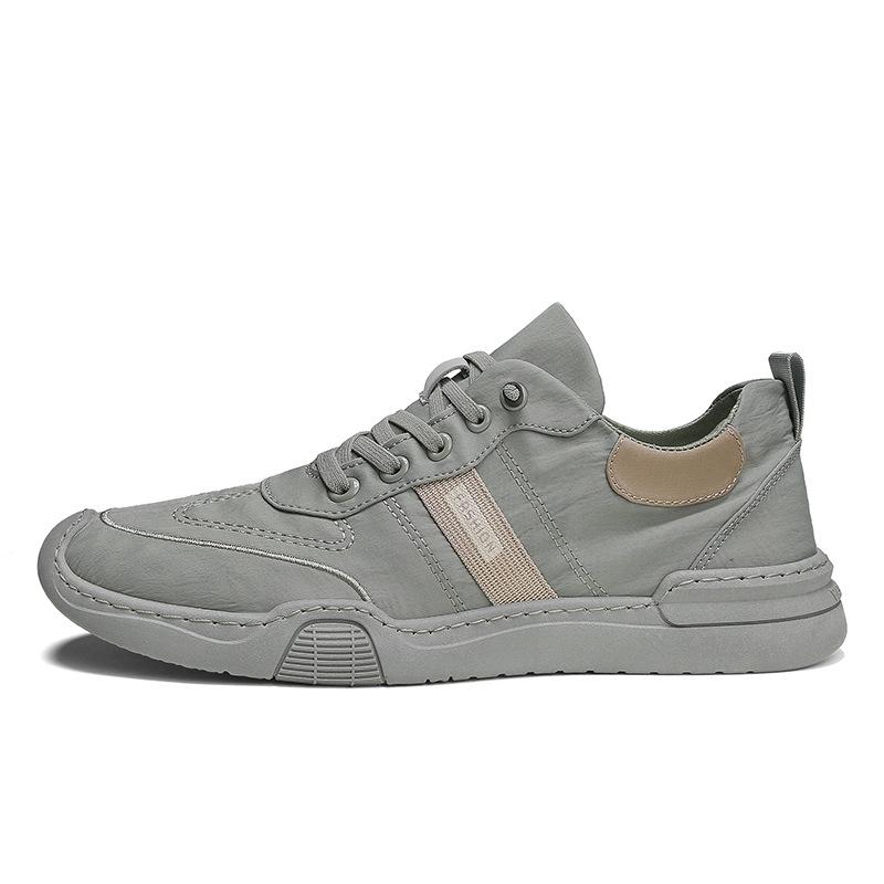 2024 Korean Style Cloth Low-Top Casual Men's Board Shoes: Rainproof, Youth Travel Sneakers for Spring/Autumn