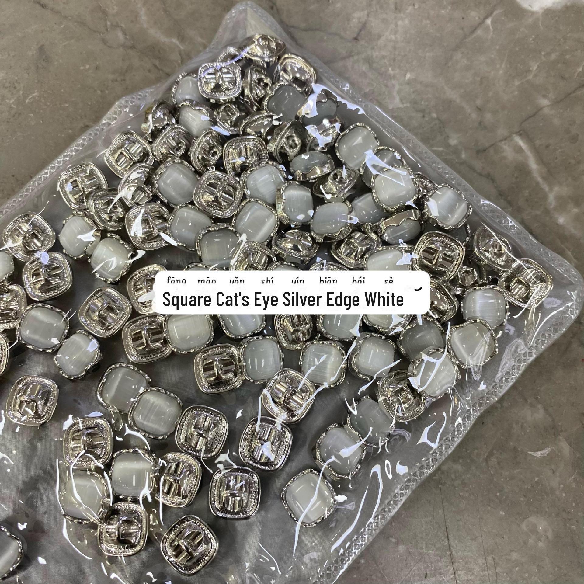 

Изысканные перламутровые квадратные металлические пуговицы для рубашки/кардигана Yisen ESSTUDIO