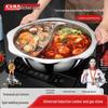 Nerezový dvouchuťový hot pot Chu Fang An