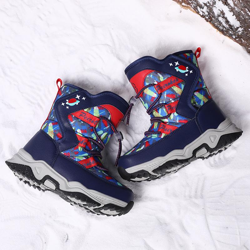 Winter New Children's Snow Boots Trendy Cotton Shoes