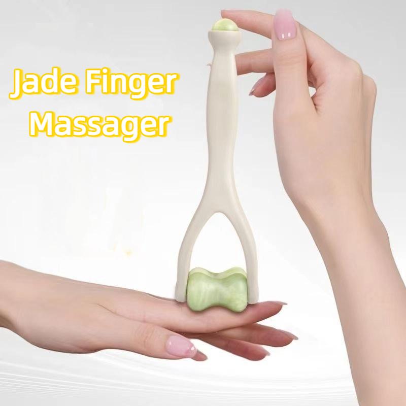 Finger Massager Dual-Row Roller Design Easy Use Relieve Finger Fatigue Promote Blood Circulation Portable Roller Finger Massager