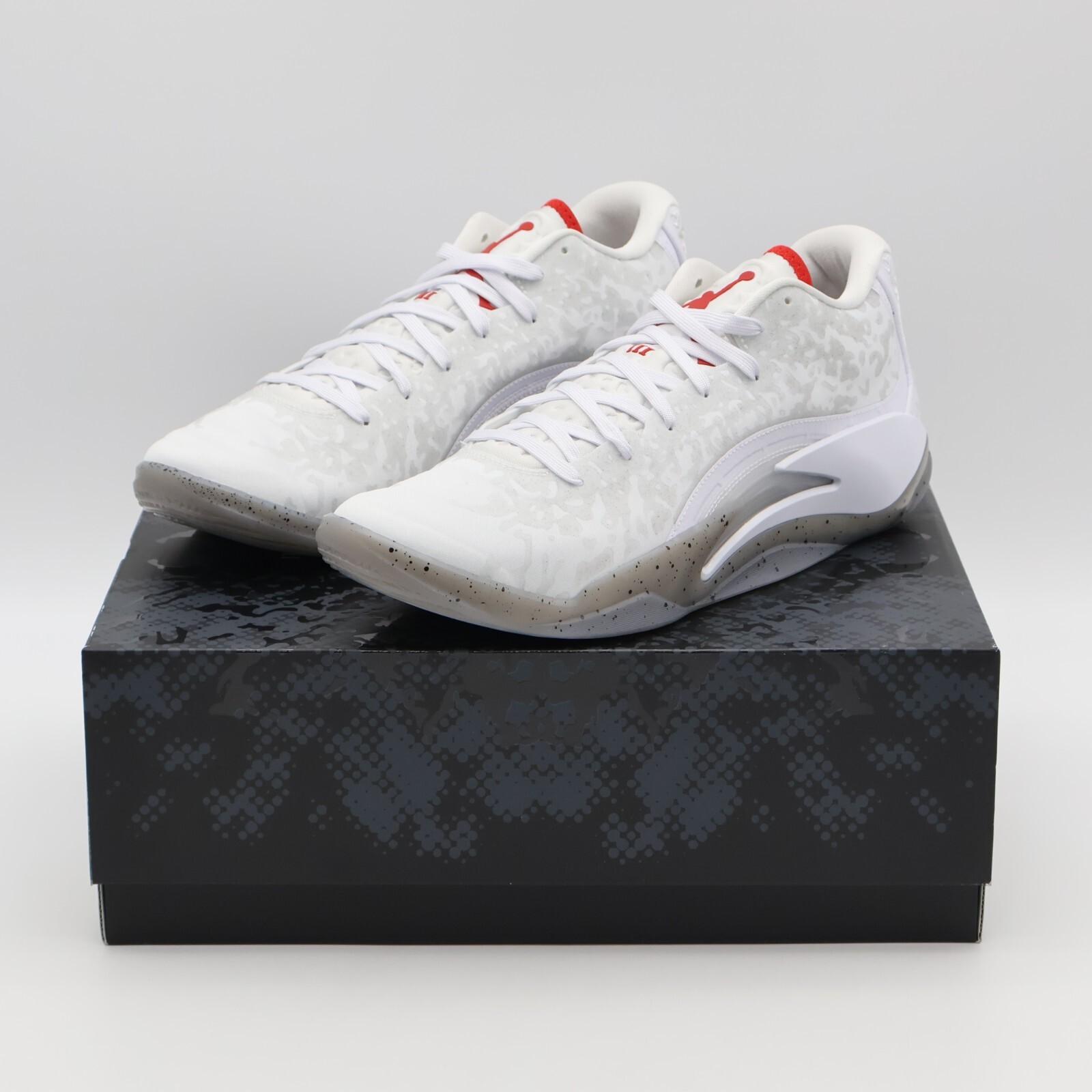 DR0676-106 Nike Jordan Zion 3 Fresh Paint White Cement Grey Red (Men s) 12.5
