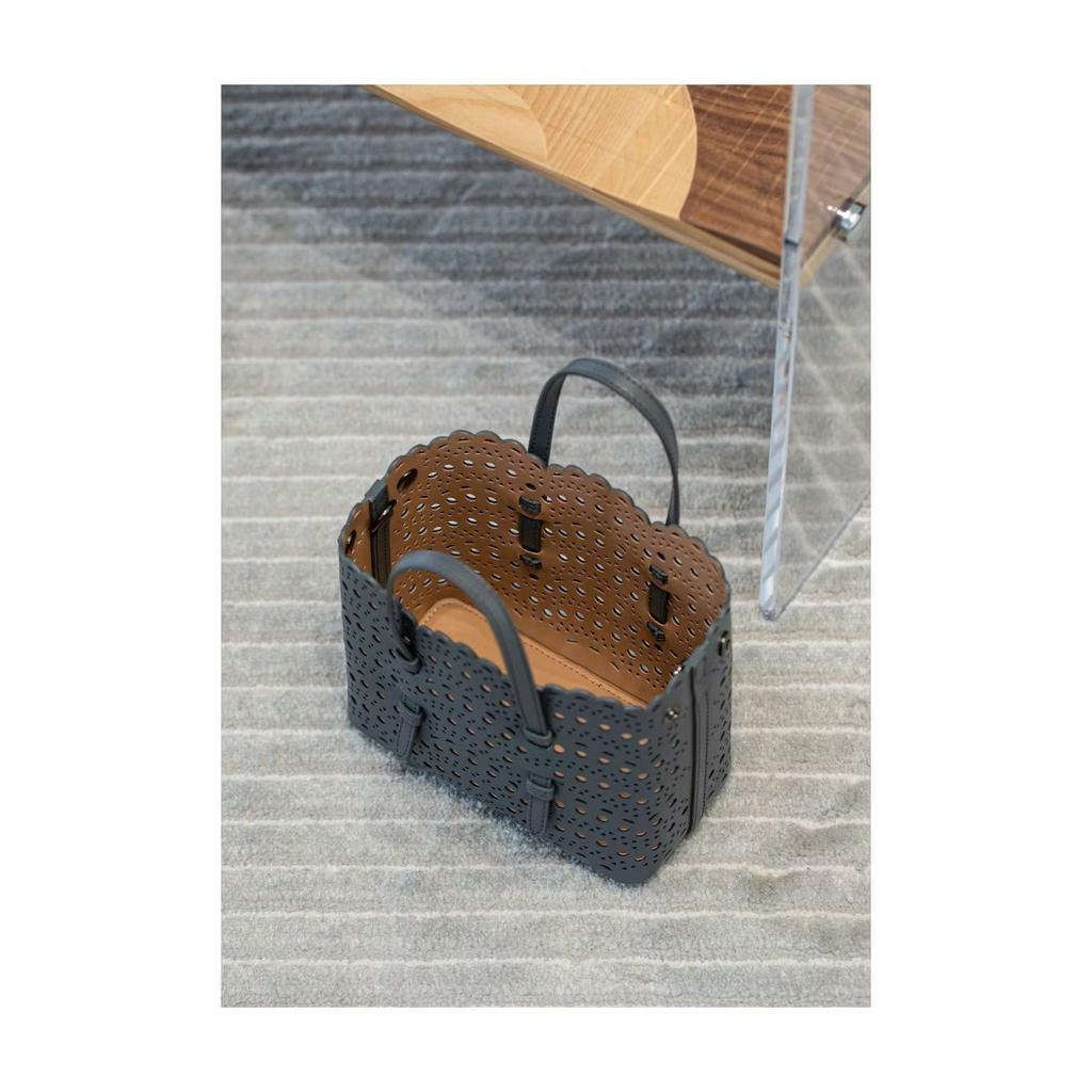 Velkoobchodní továrna prémiová niche vyřezávaná dutá taška na zeleninu Mina kožená dámská taška přes rameno crossbody tote taška