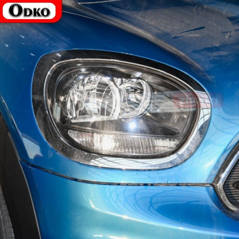 For MINI Cooper Countryman F60 JCW Car Headlight Protective Film Headlamp Restoration Transparent Black TPU Sticker Accessories