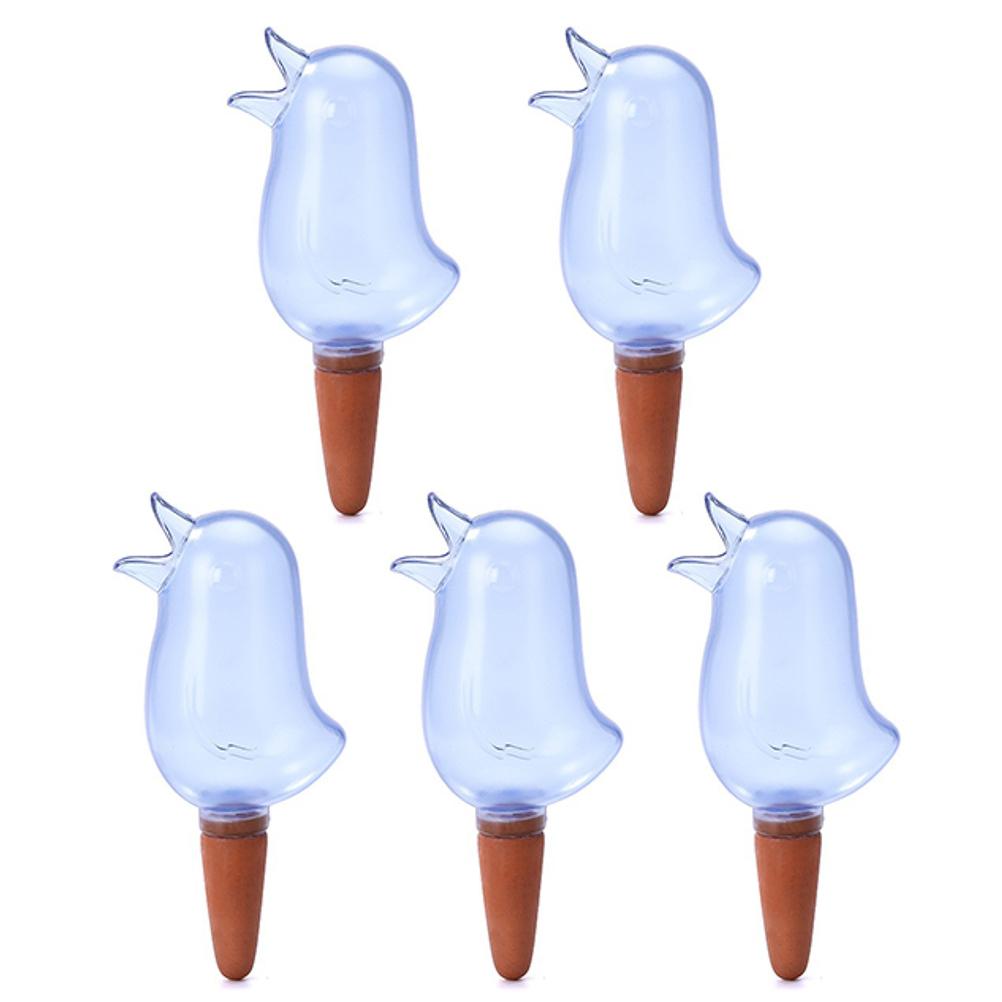 Cute Bird Plant Watering Spikes Self Watering Spikes Automatic Plant Waterer Seeper for Lawns and