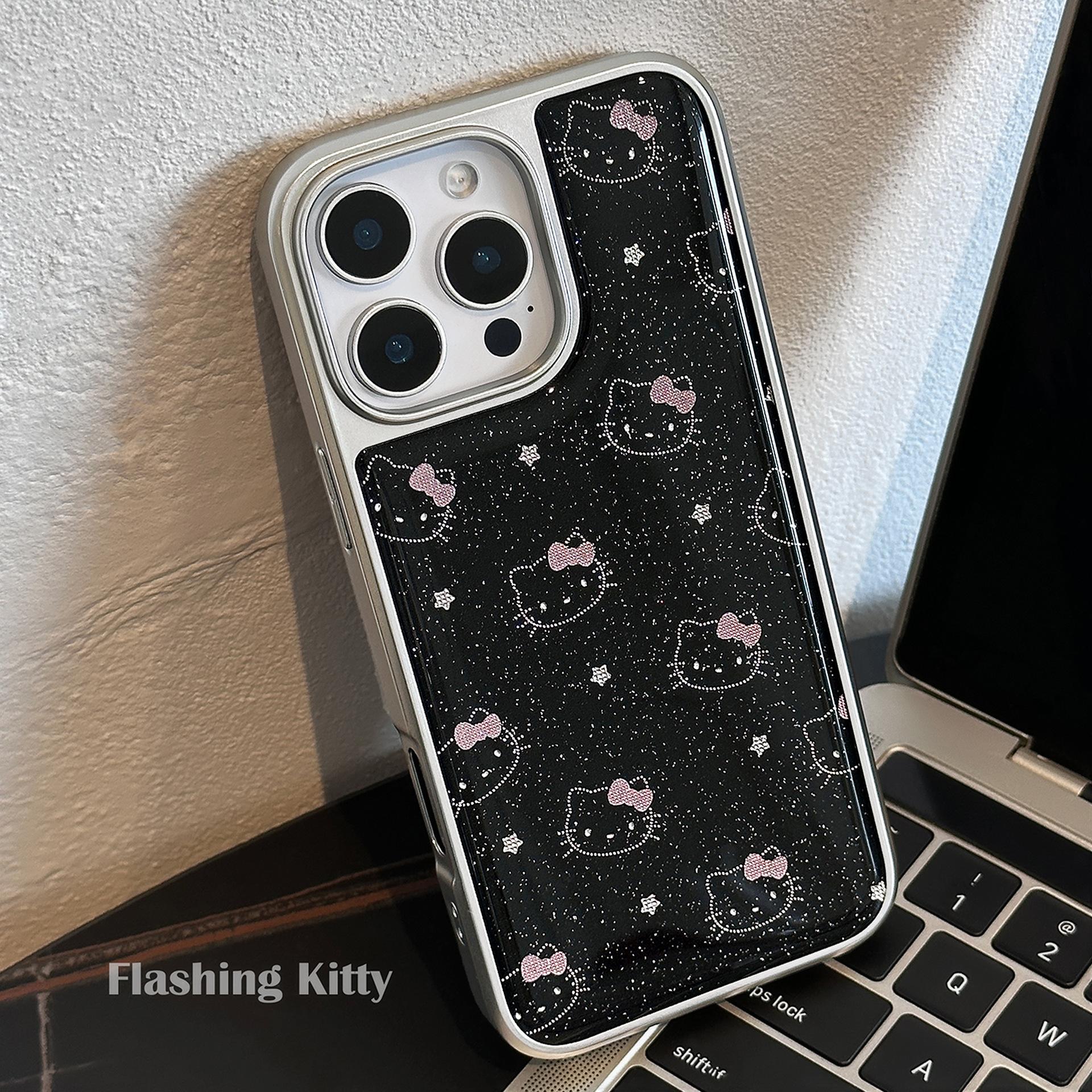 

Позолоченный дизайн с блестящей звездой и кошкой для IPhone 16 Pro Max, IPhone 15, IPhone 17, а также Huawei P70 Samsung iphone 17pro max