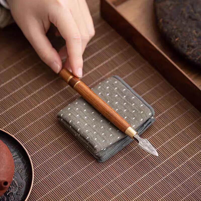 Jialang Rosewood Handle Pu'er Tea Knife
