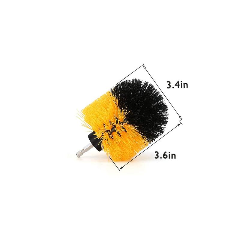 Set de perii de burghiu pentru spălare electrică, perii de curățare cu extensie pentru curățarea roților și anvelopelor auto, geamuri