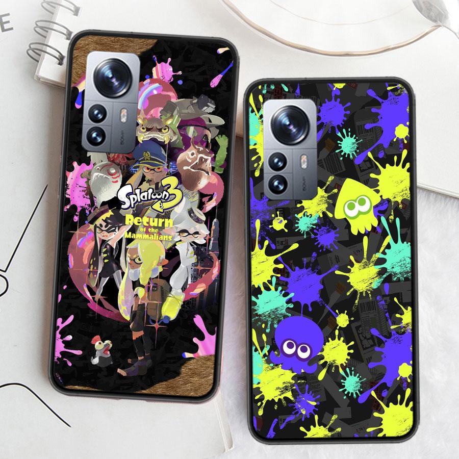 Game S-Splatoons Clear Phone For Xiaomi Poco X7 X6 X5 F6 F5 F7 Mi 14 Ultra 15 13 12 12X 12T 11T 10T Pro 11i 10 Lite Cover Case T