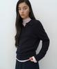 MUSINSA STANDARD WOMAN [Victoria Wool] Women'S Collared Knit [Navy]