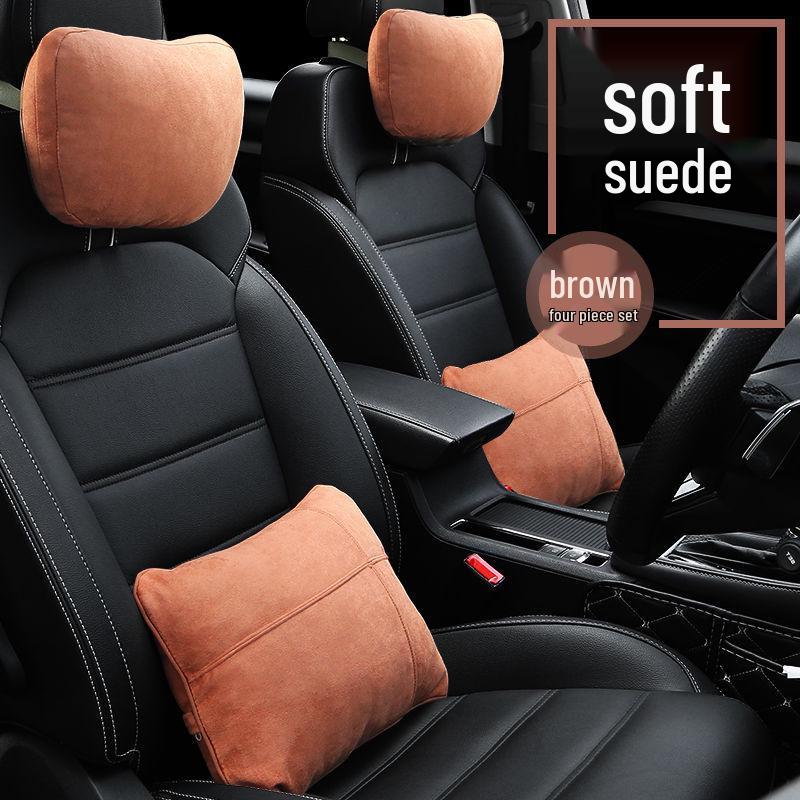 Car Headrest Pillow: S-Class Maybach Mercedes-Benz BMW Seat Lumbar & Neck Support