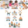 Wooden Geometric Shape Sorting Blocks For Early Learning And Preschool Education