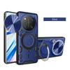 For Honor Magic7 Lite Case Armor Car Magnetic Holder Ring Stand Back Cover for Magic 7 Lite Shockproof Slide Lens Protect Funda