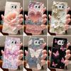 Hülle Für Samsung Galaxy S6 Edge Plus Blume Schmetterling Handyhüllen Für Samsung S5 S6 Edge+ Weiches Silikon Transparente TPU Hüllen