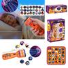 Flashlight Projector Halloween Slide Projection Light Torch Kids Gift Funny