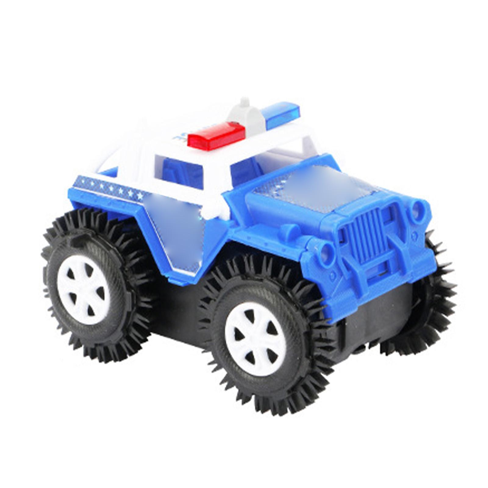 Kids Electric Flipping Truck Automatic Flipping Stunt Simulation Policed   Flipping Vehicle Toy for Boys Girls