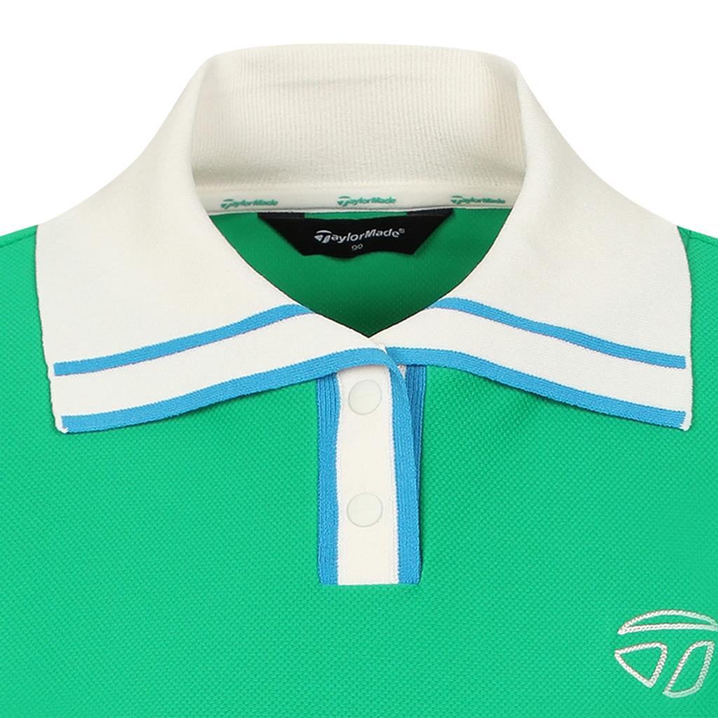 TAYLORMADE APPAREL 26Ss Women'S Knit Collared Blouson Short Sleeve T-Shirt T8031T66148-804