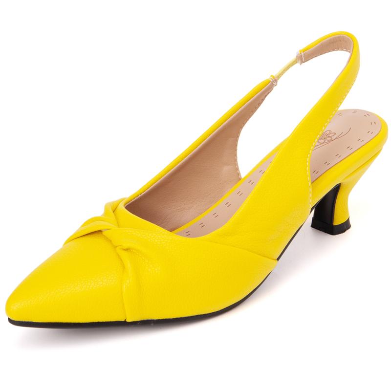 Modieuze Zomerschoenen Voor Dames Sandalen Puntneus Korte Hakken Slingbacks Zwart Wit Bruiloft Feest Dansschoenen Dames Grote Maat 50 52