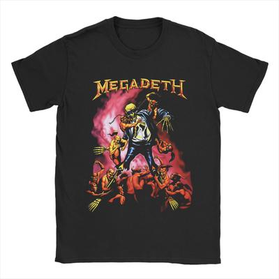 M-Megadethed Band  100% Cotton T-Shirt For Men Summer  Y2K Casual T-Shirts O Neck Hip Hop Tee Shirt Oversized Hot Sale Tops