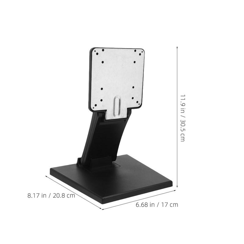 Stable Folding Monitor Stand for LCD LED TV Touch Screen Monitors Adjustable Base Non Slip Feet Portable Compact Design TV Base