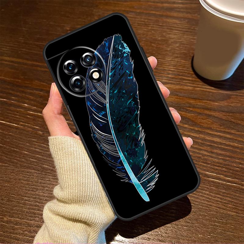 Feather For OnePlus 15R 13 12 11 9 Pro 12R 13R 10T 13T Case For OnePlus Nord 5 CE 2 3 4 Lite N20 N30