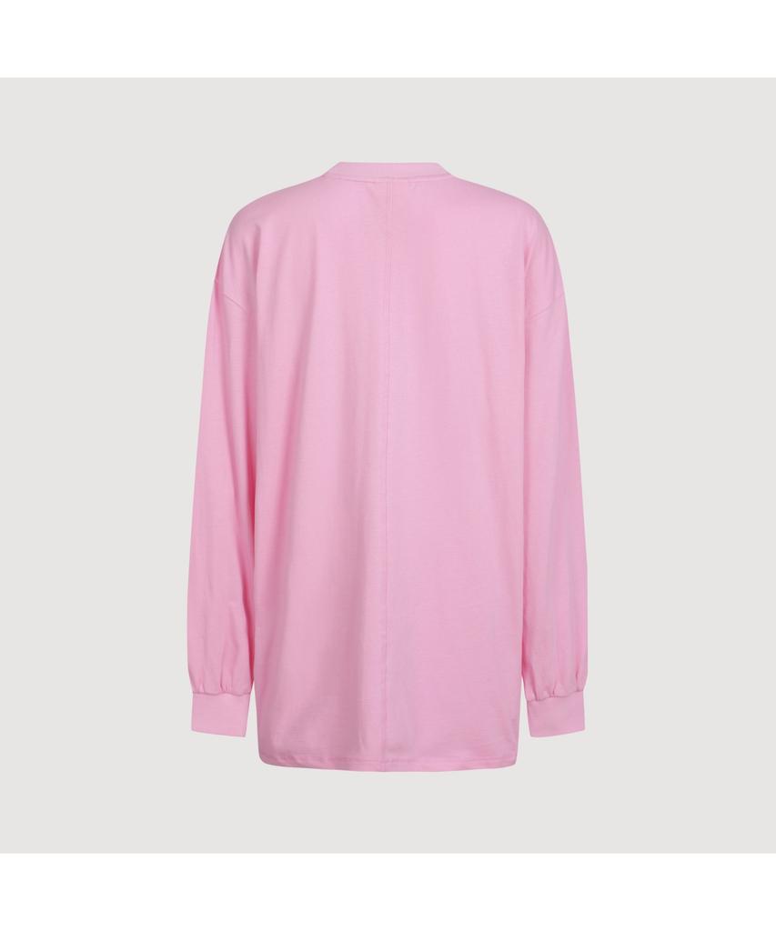 LUCKY CHOUETTE Print Point Long Length Long-Sleeved T-Shirt (Pink) Lftas25190Pix