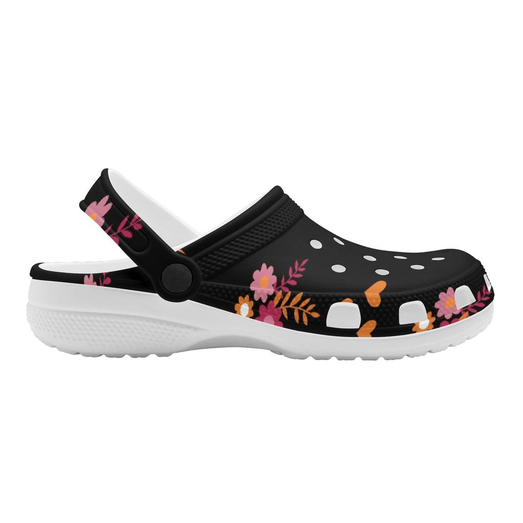 Summer Print EVA Casual Clogs for Women Men Ventilated Breathable Slip On Soft Sole Shoes Summer Sandals Daily Comfort Wear