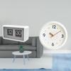 Silent Modern Flip Desk Wall Clock Large Display Decorative Numerals for Home Office Dorm School