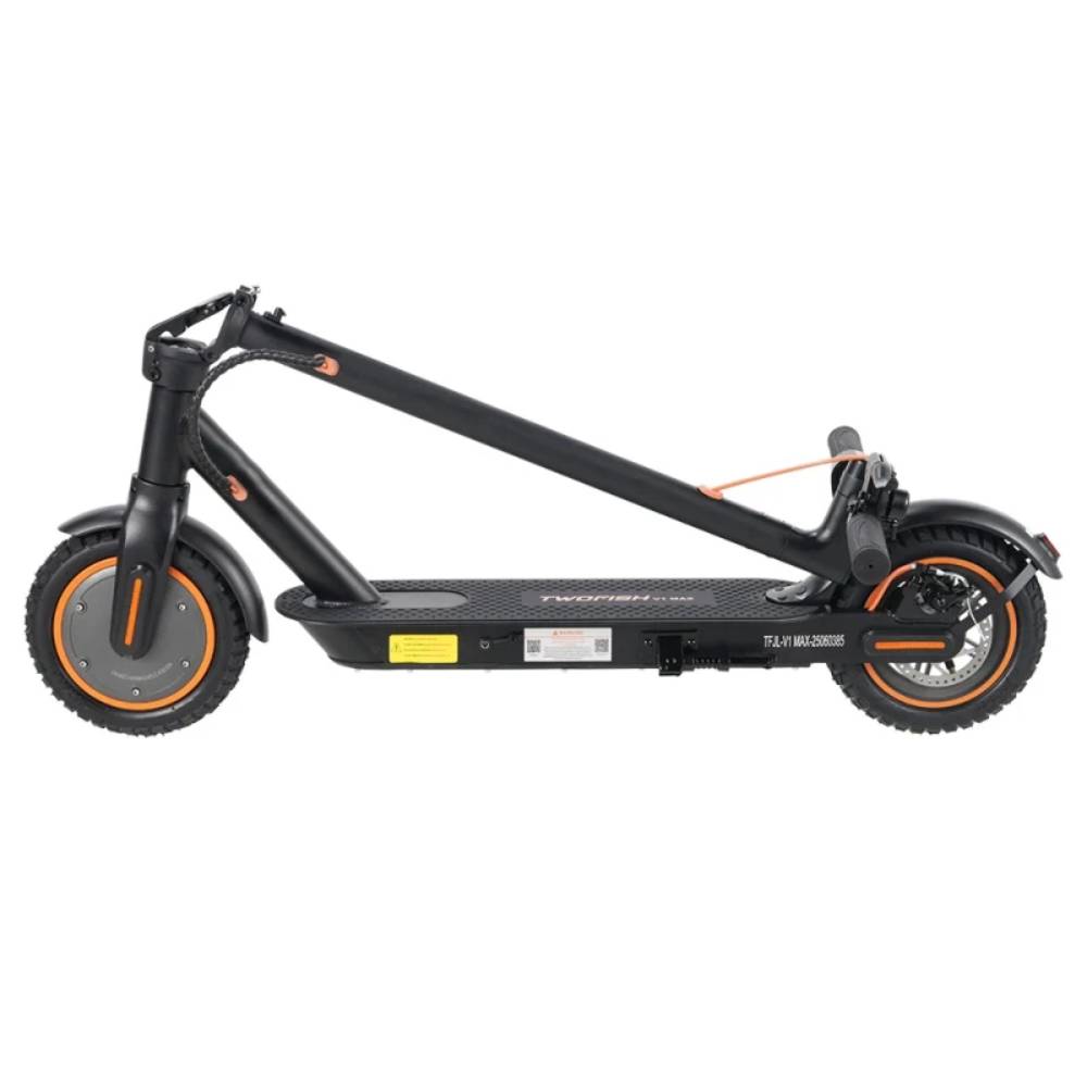 TWOFISH V1 MAX Elektroroller für Erwachsene 400W Motor 10 Zoll Geländereifen 36V 10,4AH Akku Faltbarer E-Scooter