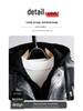 Trendy Winter Plaid Wool Coat for Boys (Ages 13-17) - Thickened, Plus Velvet