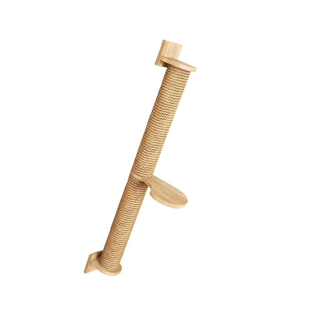 Kitten Sisal Rope Scratching Post With Shelf for Kitten Wall Mount Climbing Protect Your Furniture