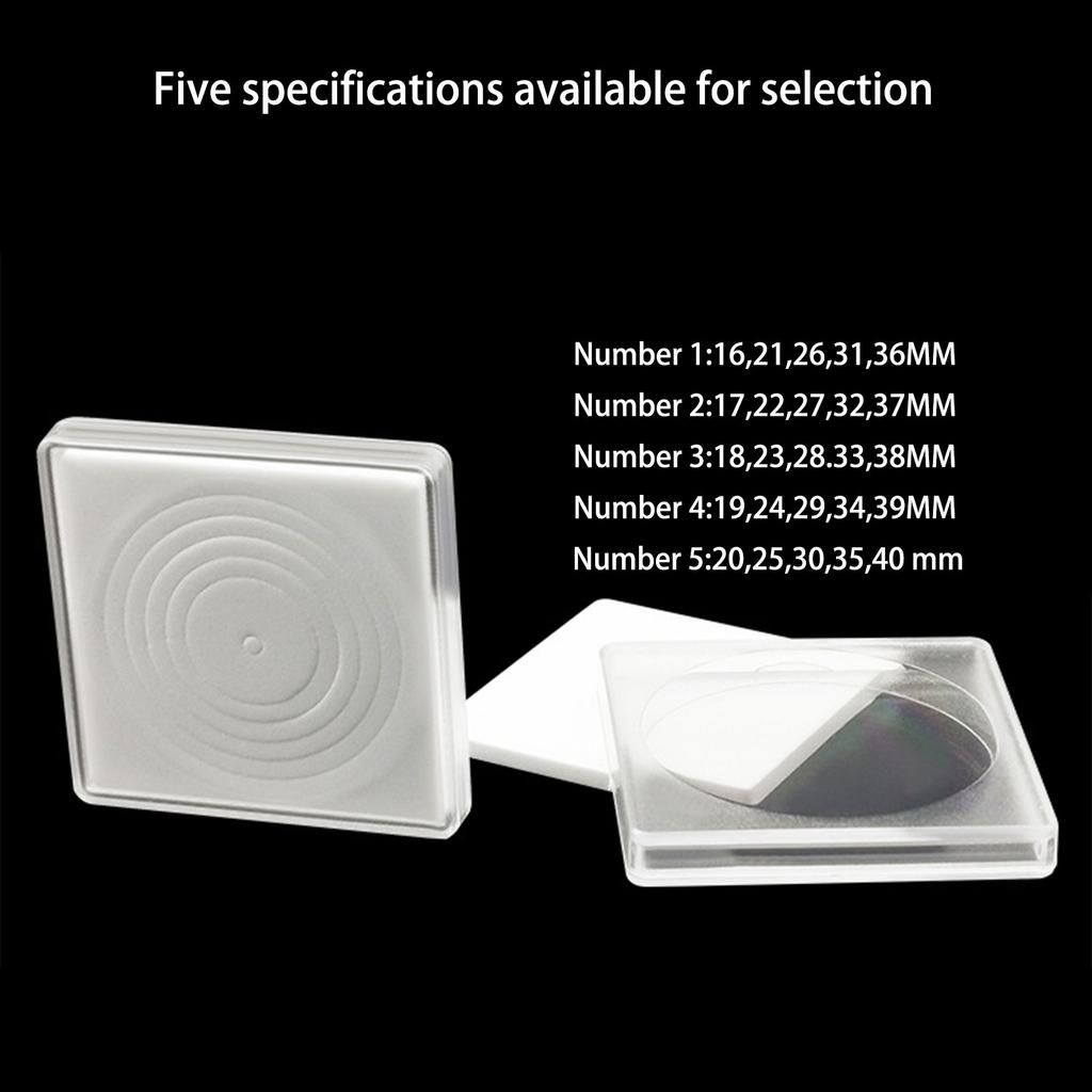 20Pcs Adjustable Coin Holder Versatile Coin Storage Box with Adjustable Liner Coins Collection Case Supplies