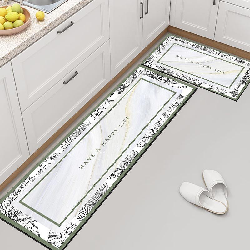 

Коврик для кухни, бытовой коврик, диатомовый коврик для ног, туалет, ванная комната, водонепроницаемый коврик с длинной полосой, противоскользящий коврик для двери 40cm*60cm