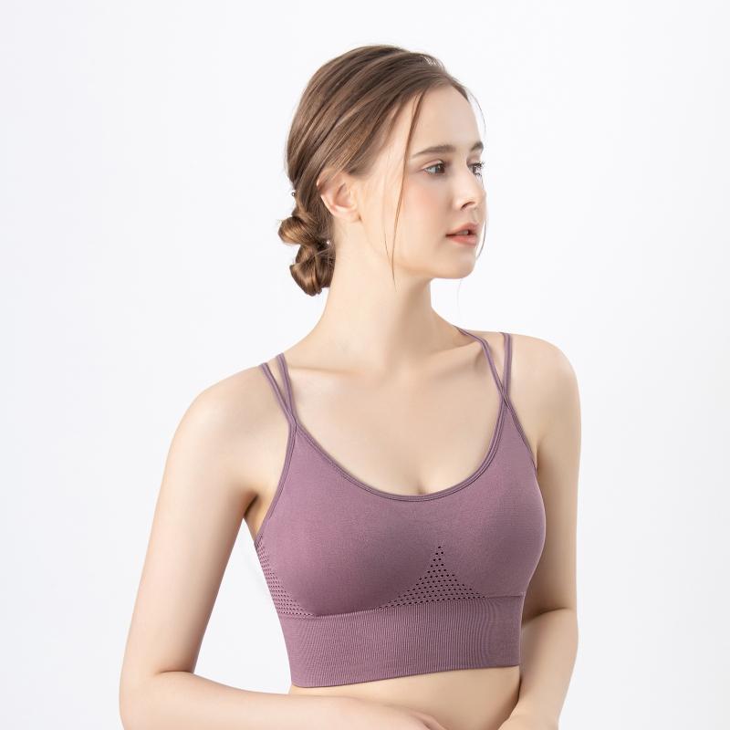 

Женское спортивное нижнее белье с красивой спиной, дышащая сетка, не стальное кольцо, регулируемое нижнее белье, анти-обвисающий бюстгальтер для йоги, сна и фитнеса S
