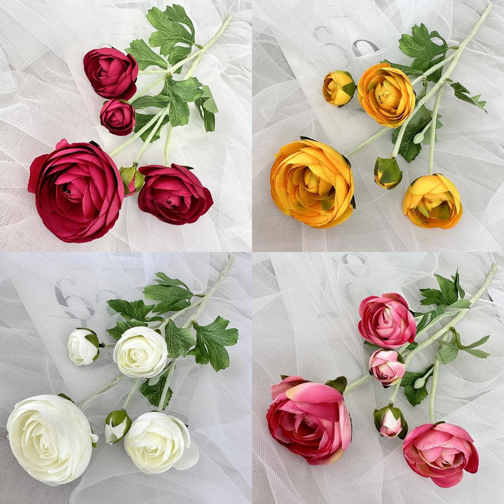 Rose Wedding Decor Artificial Flower Set With Velvet Texture For Home And Event Use