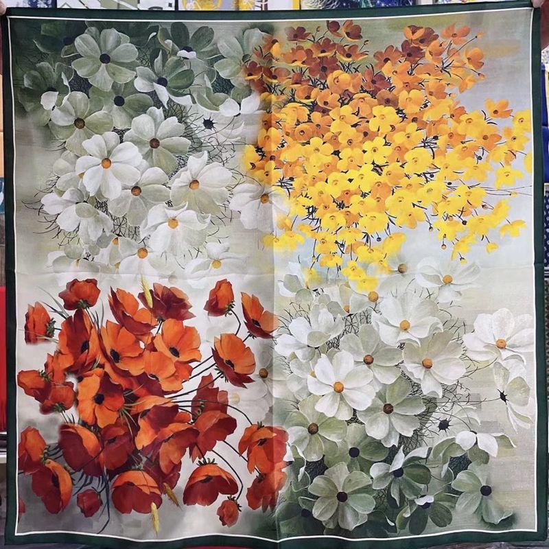 

70 Small Square Scarves, Silk Scarves, Women S Spring And Autumn Thin Retro Pony Professional Flight Attendant Scarf, Headscarf, Headband, Scarf.