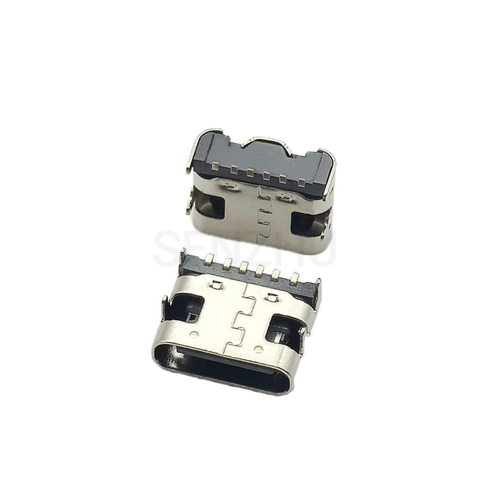 Typ-C 6-Pin USB-Lade-Endstecker/Buchse 4-Pin-Stecker