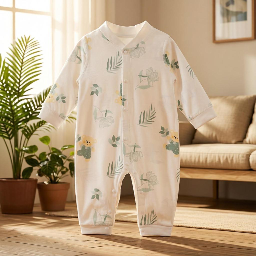 Best-Selling Newborn Jumpsuit: Spring/Fall A-Class Outfit for Boys & Girls, Outdoor Crawling Suit