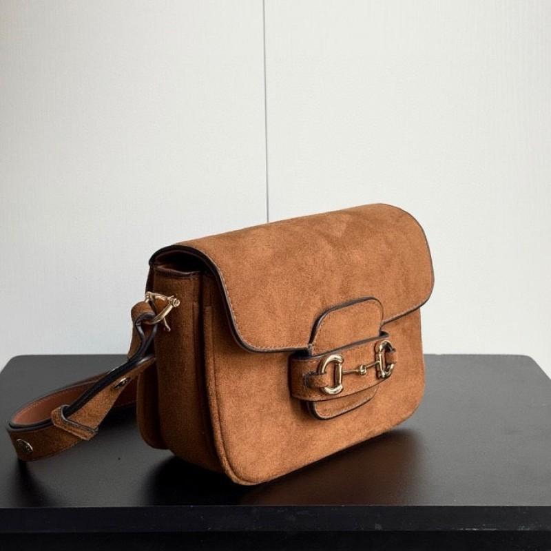 G Home 2026 New Style 1955 Messenger Bag Small Horse Collar Buckle Single Shoulder Leather Portable Diagonal Span Women's