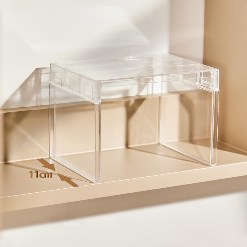 Transparent Layered Bathroom Cabinet Shelf for Skincare & Cosmetics