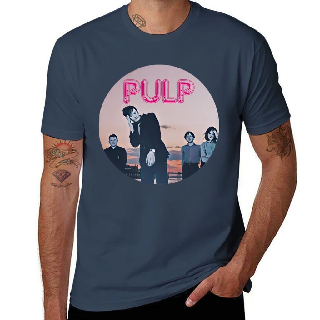 Pulp Band Stickers Classic TShirt T Shirt for Unisex Anime T Shirts for Unisex TShirt